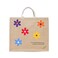 BYFT Tote Bag - Bloom Printed Stylish Carry-All Laminated Jute Bag With Gusset Set of 01