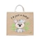 BYFT Tote Bag - I'm just a baby Koala Printed Stylish Carry-All Laminated Jute Bag With Gusset Set of 01