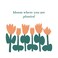 BYFT Tote Bag - Bloom where you are planted Printed Stylish Carry-All Laminated Jute Bag With Gusset Set of 01