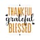 حقيبة BYFT - مجموعة حقيبة جوكو غير مغلفة مطبوعة بطابع أنيق من Thankful Grateful Blessed