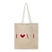 BYFT Tote Bag - Love Printed Stylish Carry-All Unlaminated Juco Bag Set of 01