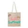 BYFT Tote Bag - Hello Summer 2  Printed Stylish Carry-All Unlaminated Juco Bag Set of 01
