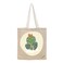 BYFT Tote Bag - Cactus Printed Stylish Carry-All Unlaminated Juco Bag Set of 01