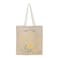 BYFT Tote Bag - Happy Flower Printed Stylish Carry-All Unlaminated Juco Bag Set of 01