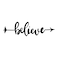 BYFT Tote Bag - Believe Printed Stylish Carry-All Unlaminated Juco Bag Set of 01