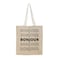BYFT Tote Bag - Bonjour Printed Stylish Carry-All Unlaminated Juco Bag Set of 01
