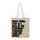BYFT Tote Bag - Every Small Step is a note Printed Stylish Carry-All Unlaminated Juco Bag Set of 01