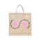 BYFT Tote Bag - Make the days count, Don't count the days Printed Stylish Carry-All Laminated Juco Bag With Gusset Set of 01