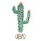 BYFT Tote Bag - Cactus Cheers Printed Stylish Carry-All Laminated Juco Bag With Gusset Set of 01