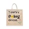 BYFT Tote Bag - You're doing great 2 Printed Stylish Carry-All Laminated Juco Bag With Gusset Set of 01