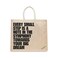 BYFT Tote Bag - Every Small Step is a note Printed Stylish Carry-All Laminated Juco Bag With Gusset Set of 01