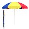 Beach Umbrella Mix Design 200CM Stylish Durable UV Protection Large Outdoor Shade for Beach Pool Picnic Camping Lightweight Easy Setup Strong Frame for Ultimate Sun Coverage