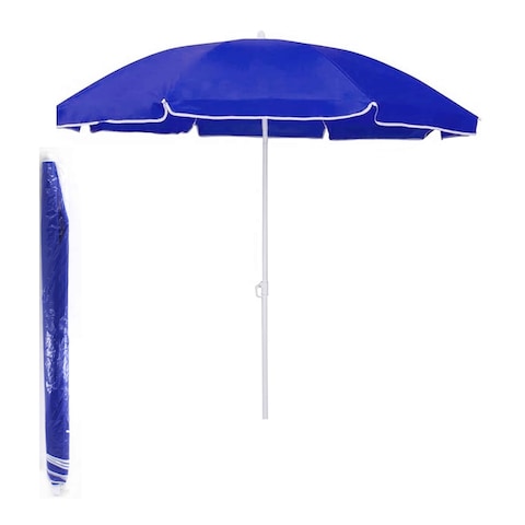 Beach Umbrella Plain Color 200CM Large Durable UV Protection Portable Outdoor Shade for Beach Pool Picnic and Camping Lightweight Easy Setup Strong Frame for Ultimate Sun Coverage