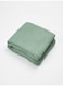130 x 160 cm 400GSM Cozy Cotton Knitted Throw Blanket Sage Green For Couch Sofa and Bed Decorative Boho Textured Blanket