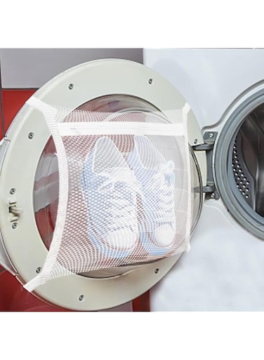 Joyzzz Washing Machine Bag, Elastic Strap Adjuster for Most Dryers Machines Door In Laundry Room, Sneaker Dryering &amp; Washing Machine Bag with Easy Installation, Dryer for Shoes, Clothing &amp; Laundry