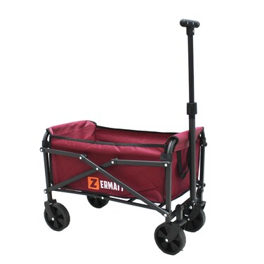 Foldable Utility Cart 145L &ndash; Heavy Duty Wagon with Large Wheels for Beach, Garden, Camping &amp; Shopping &ndash; Portable Folding Trolley (59x33x45CM), 80kg (176lbs) Capacity, Assorted Colors (Small)