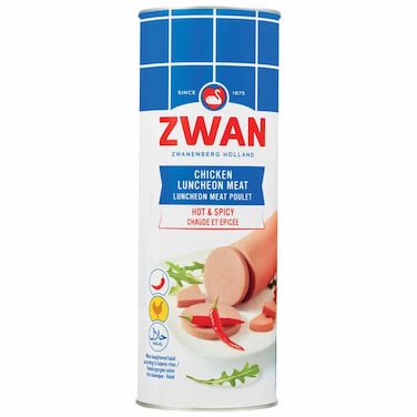 Zwan Chicken Luncheon Meat Hot and Spicy, 850g