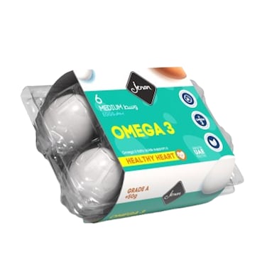 جنان أوميجا 3 6 بيضات كبيرة
