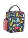 Lunch Bag for Kids,Dinosaur Insulated Blue Lunch Bag &amp; Side Mesh Pocket, for Boys Girls, Child Thermal Tote Cooler Bag Portable Leak Proof for School Picnic Outdoor by Snack Attackk