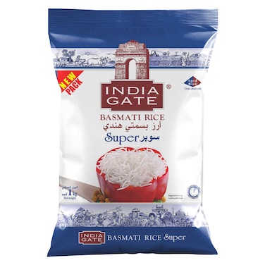 India Gate Super Basmati Rice, 1kg