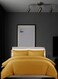 Single Size 4-Piece Duvet Cover Bedding Set &acirc;&euro;&ldquo; Duvet Cover(150x200cm), Fitted Sheet(120x200+20cm) &amp; 2 Pillowcases(53x75cm),color - Gold