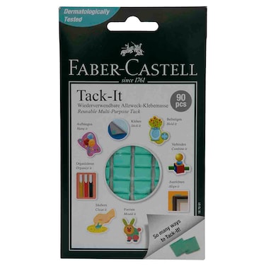 فابر - كاستل تاك إت لاصق قابل لإعادة الإستخدام- أخضر 50 غرام