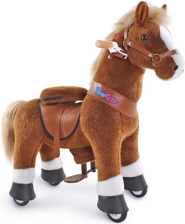PonyCycle Kids Riding Horse Brown - Medium