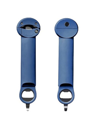 WESTCH 2 Pcs Multifunctional Retractable Jar Opener Tool,2024 New Magnetic Bottle Openers for Seniors with Arthritis,Adjustable Jar Lid Opener for Weak Hands,Can Opener Kitchen Gadgets (Blue)