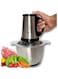 Electric Chopper Grinder 3L Mincer｜800W High power Meat Grinder｜Multifunctional Chopper｜2 Speed Levels｜4 Sharp Blades for Meat Vegetables Fruits and Nuts