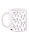 Cartoon Bears Printed Coffee Mug White/Blue/Pink