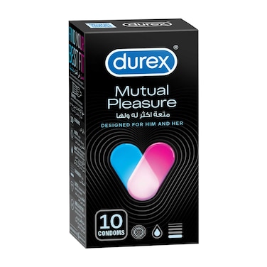 Durex Mutual Pleasure Condoms 10s