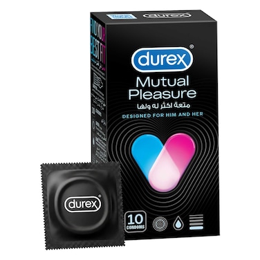Durex Mutual Pleasure Condoms 10s