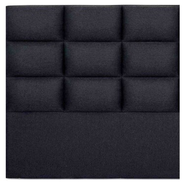 Fancy Upholstered Bed Headboard with 12-Panel Square Tufted Design, Padded Fabric Finish, 120cm, Marigold