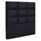 Fancy Upholstered Bed Headboard with 12-Panel Square Tufted Design, Padded Fabric Finish, 150cm, Marigold