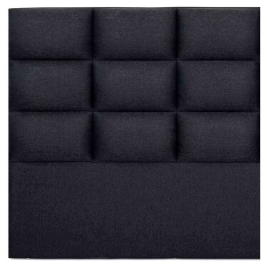 Fancy Upholstered Bed Headboard with 12-Panel Square Tufted Design, Padded Fabric Finish, 150cm, Marigold
