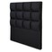 Fancy Upholstered Bed Headboard with 12-Panel Square Tufted Design, Padded Fabric Finish, 180cm, Marigold
