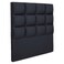 Fancy Upholstered Bed Headboard with 12-Panel Square Tufted Design, Padded Fabric Finish, 180cm, Marigold