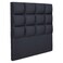 Fancy Upholstered Bed Headboard with 12-Panel Square Tufted Design, Padded Fabric Finish, 200cm, Marigold