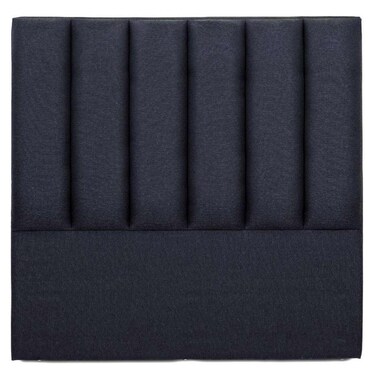 Fancy Upholstered Bed Headboard with Vertical Channel Tufted Design and Padded Fabric Finish, 180cm, Lavender