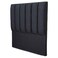 Fancy Upholstered Bed Headboard with Vertical Channel Tufted Design and Padded Fabric Finish, 200cm, Lavender