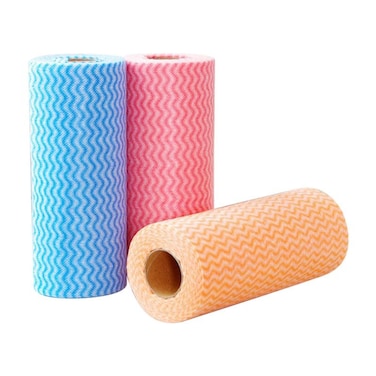 Marrkhor 3-Piece Non Woven Reusable Cleaning Wipe Wash Towel For Kitchen