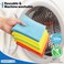 Markhor 100-Piece Microfiber Cleaning Cloths, Cleaning Rags, Lint Free Bulk Absorbent Microfiber Towels, Multi-Purpose Cloth for Car, Shop, Home, Restaurant