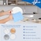 Marrkhor 50-Piece Reusable Kitchen Paper Towels All Purpose Cloths Kitchen Dish Cloths Absorbent Original Kitchen Towels Disposable Kitchen Rags Disposable Cloths Cleaning Wipe Sheets Blue