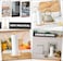 Marrkhor Bamboo Roll Holder countertop Tissue Stand Bamboo Paper Holder, Tissue Paper Bamboo Holder For Kitchen &amp; Toilet