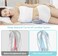 Marrkhor Lumbar cushion for bed, back cushion support sleeping pillow triangular lumbar cushion for back, filling and support can relieve sleep and waist discomfort