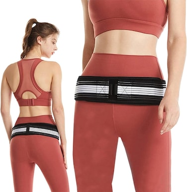 Marrkhor Sciatica Belt, Sacroiliac Hip Band for Men Women Sciatica, Lower Back, Si Joint, Pelvic pain Relief