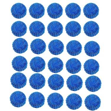 Marrkhor 20-Pcs Automatic Toilet Bowl Cleaner Tablets Stain Remover Bathroom Flush Tank Blue Tablets