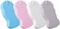 Marrkhor 4-Pcs Super Soft Exfoliating Bath Sponge - Ultra Soft 3D Cartoon Embossing Magic Bath Sponge, Body Scrubber for Smooth, Healthy Skin, Gentle and Reusable Multicolor