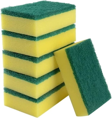 Marrkhor Dishwashing Sponge Pack Of 5 - Kitchen Cleaning Sponge - Scouring Pad