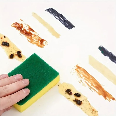 Marrkhor Dishwashing Sponge Pack Of 10 - Kitchen Cleaning Sponge - Scouring Pad